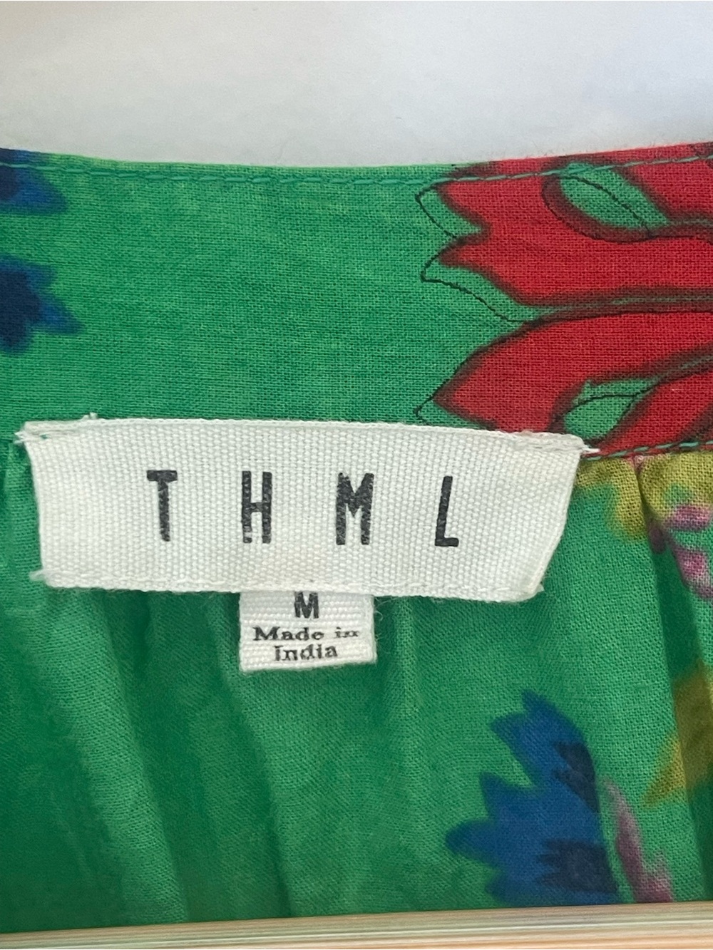 THML Green Floral Top - Picture 4 of 5